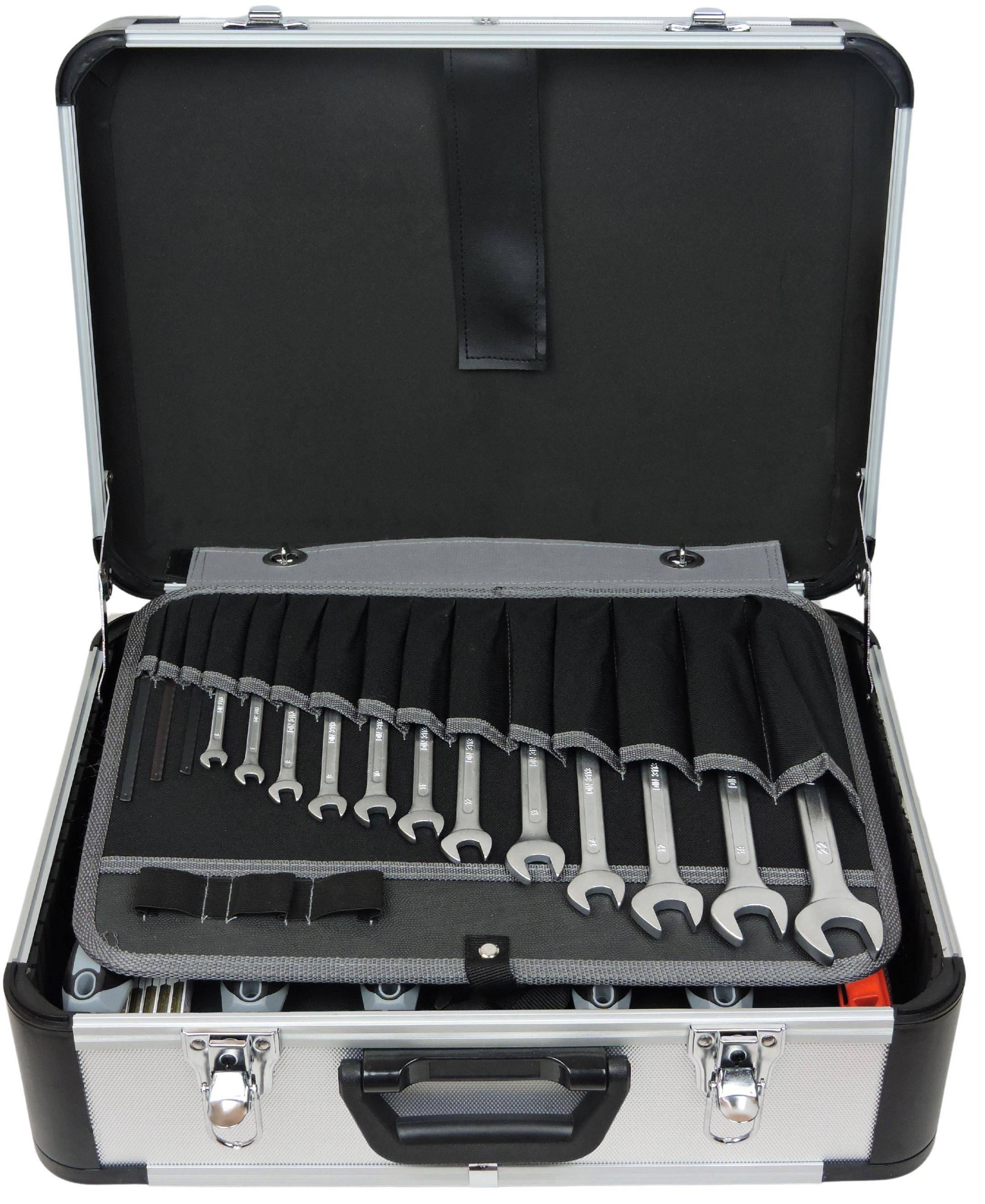 FAMEX 429-88 Alu Werkzeugkoffer bestückt mit Werkzeug Set - PROFFESIONAL-3