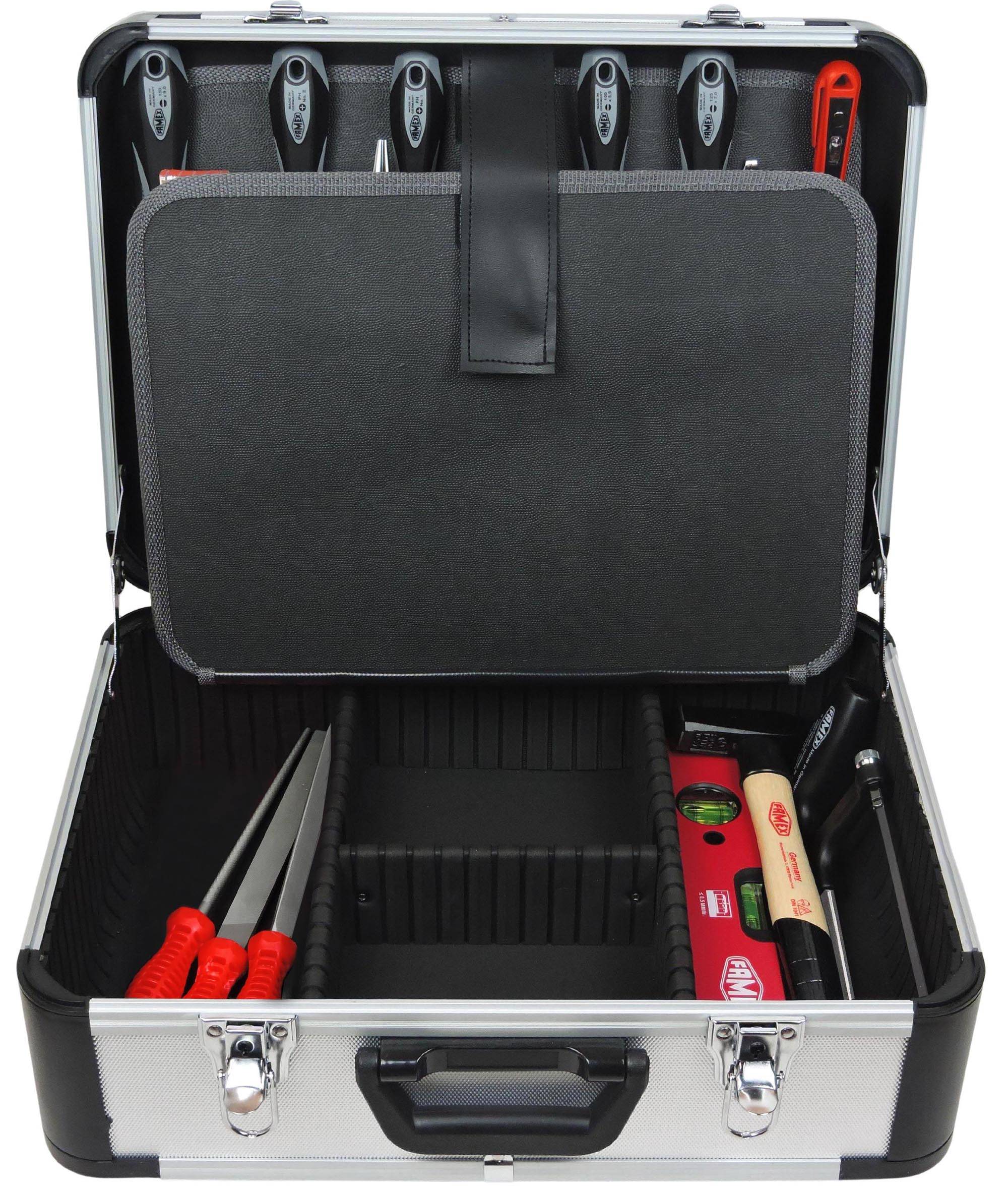 FAMEX 429-88 Alu Werkzeugkoffer bestückt mit Werkzeug Set - PROFFESIONAL-4