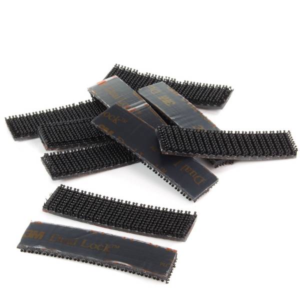 3M Klettpads Dual Lock SJ3551CF selbstklebend 12,7x50mm 10 Stück