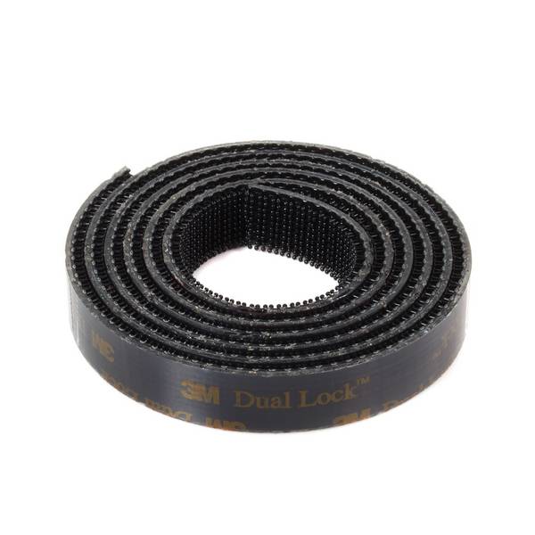 3M SJ3551CF Klettband selbstklebend Dual Lock 12,7mm x 1m