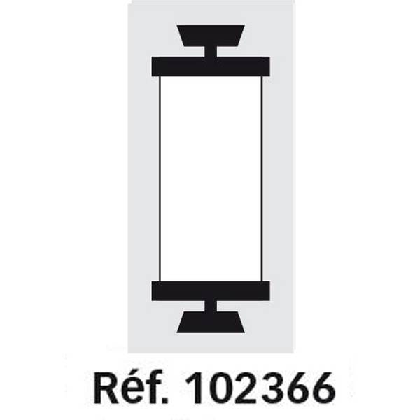 agipa Farbrolle für Handauszeichner AGIPA 102365, schwarz (66000442)