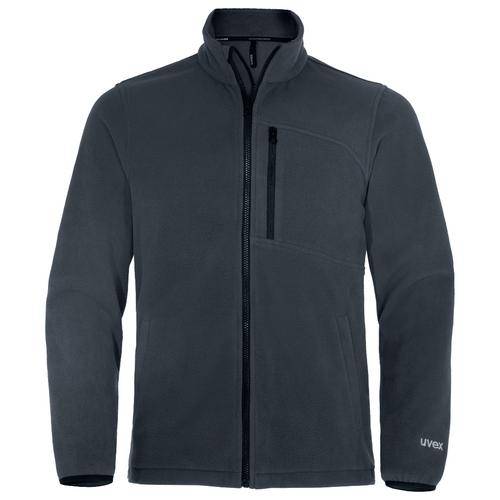 Fleecejacke uvex suXXeed craft grau, anthrazit 5XL-0