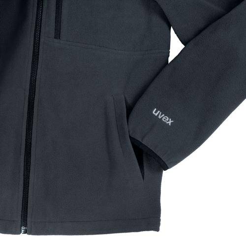 Fleecejacke uvex suXXeed craft grau, anthrazit 5XL-2