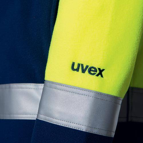 Fleecejacke uvex Construction gelb, warngelb XL-2
