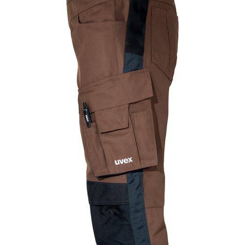 Latzhose uvex perfeXXion braun, kakao 31-2