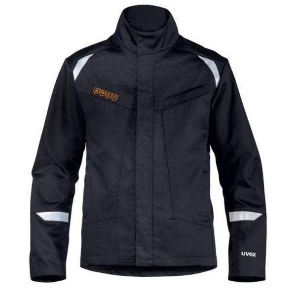 uvex suXXeed arc Herrenjacke graphit, 88492, multifunktionaler Schutz, flammhemmend, Größe L