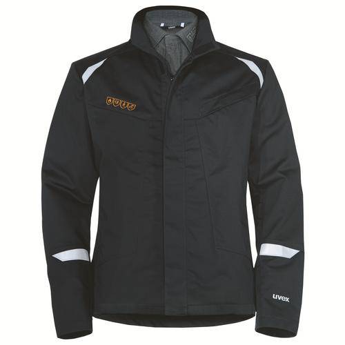 uvex suXXeed arc Herrenjacke graphit, 88492, multifunktionaler Schutz, flammhemmend, Größe L-1