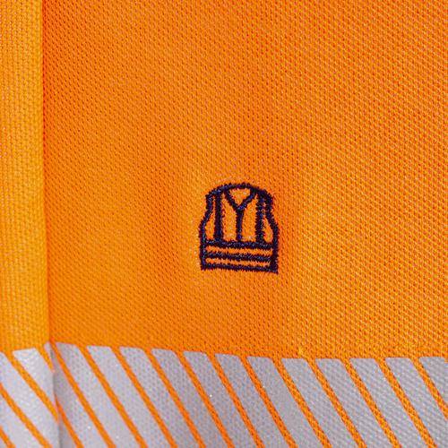 Poloshirt uvex Construction orange, warnorange L-2