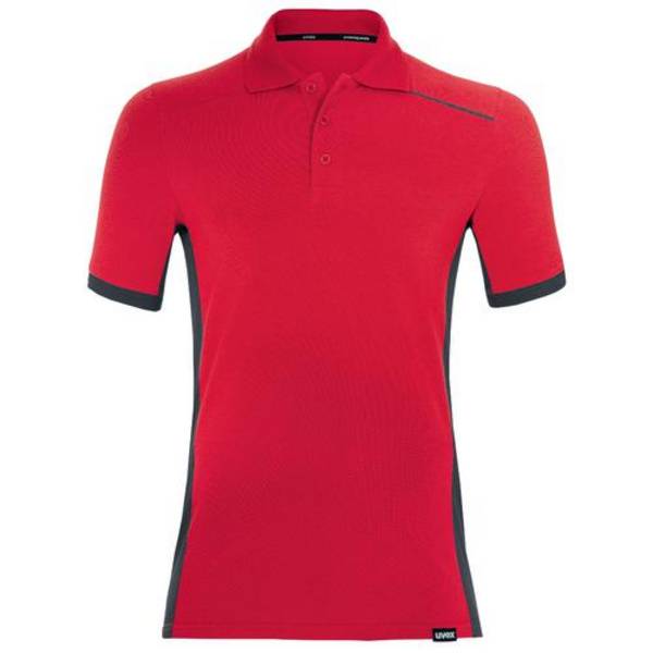 uvex suXXeed industry Poloshirt men, 88622, sportives Arbeitshirt, rot, Größe 6XL