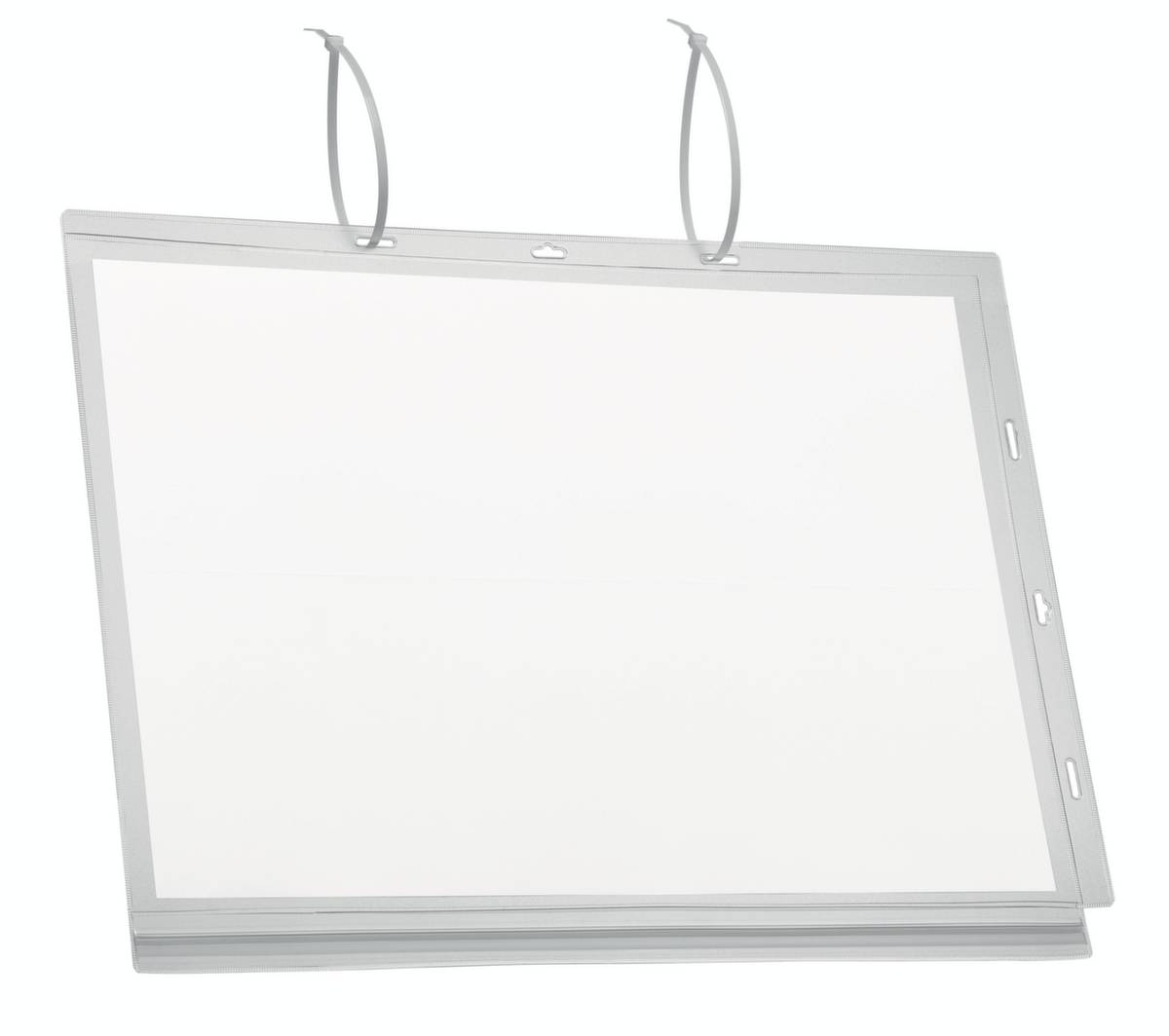 Plakattasche,Ösenbefestigung,f. DIN A3,Hoch-/Querformat,Schild Kunststoff-1