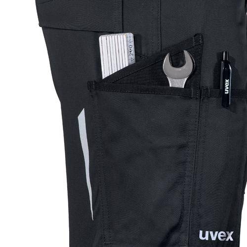 Arbeitshose uvex syneXXo schwarz 46-2