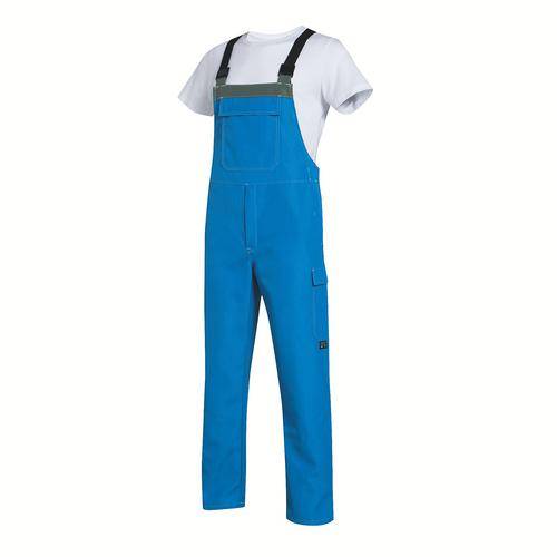 Latzhose uvex perfect acid blau, grau, kornblau 98, 102-0
