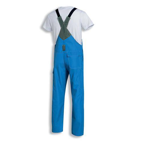 Latzhose uvex perfect acid blau, grau, kornblau 44, 46-1