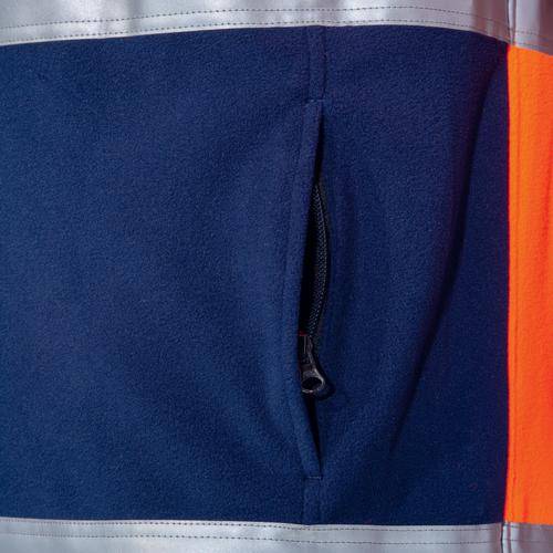 Fleecejacke uvex Construction orange, warnorange M-1