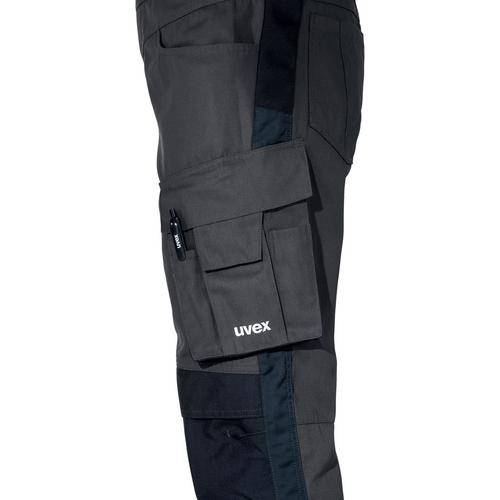Latzhose uvex perfeXXion grau, schiefer 28-2