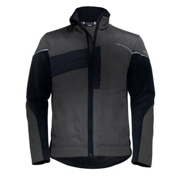 Hybridjacke uvex perfeXXion grau, schiefer XS