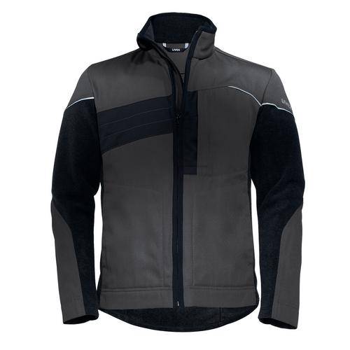Hybridjacke uvex perfeXXion grau, schiefer XS-0