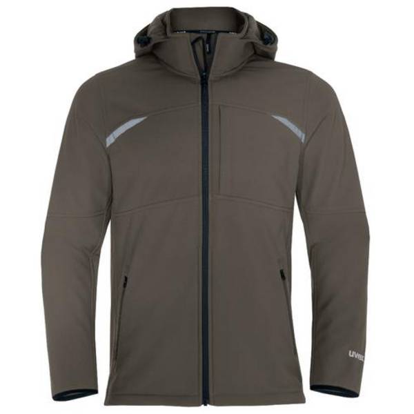 Softshelljacke uvex suXXeed craft grün, khaki 5XL