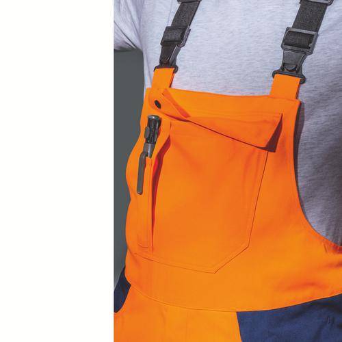 Latzhose uvex Construction orange, warnorange 29-1
