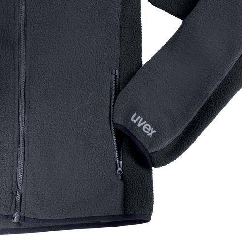 Fleecejacke uvex suXXeed craft grau, anthrazit S-1