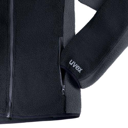 Fleecejacke uvex suXXeed craft schwarz, graphit 3XL-1
