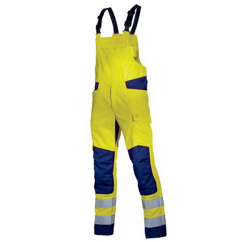 Latzhose uvex Construction gelb, warngelb 54-2