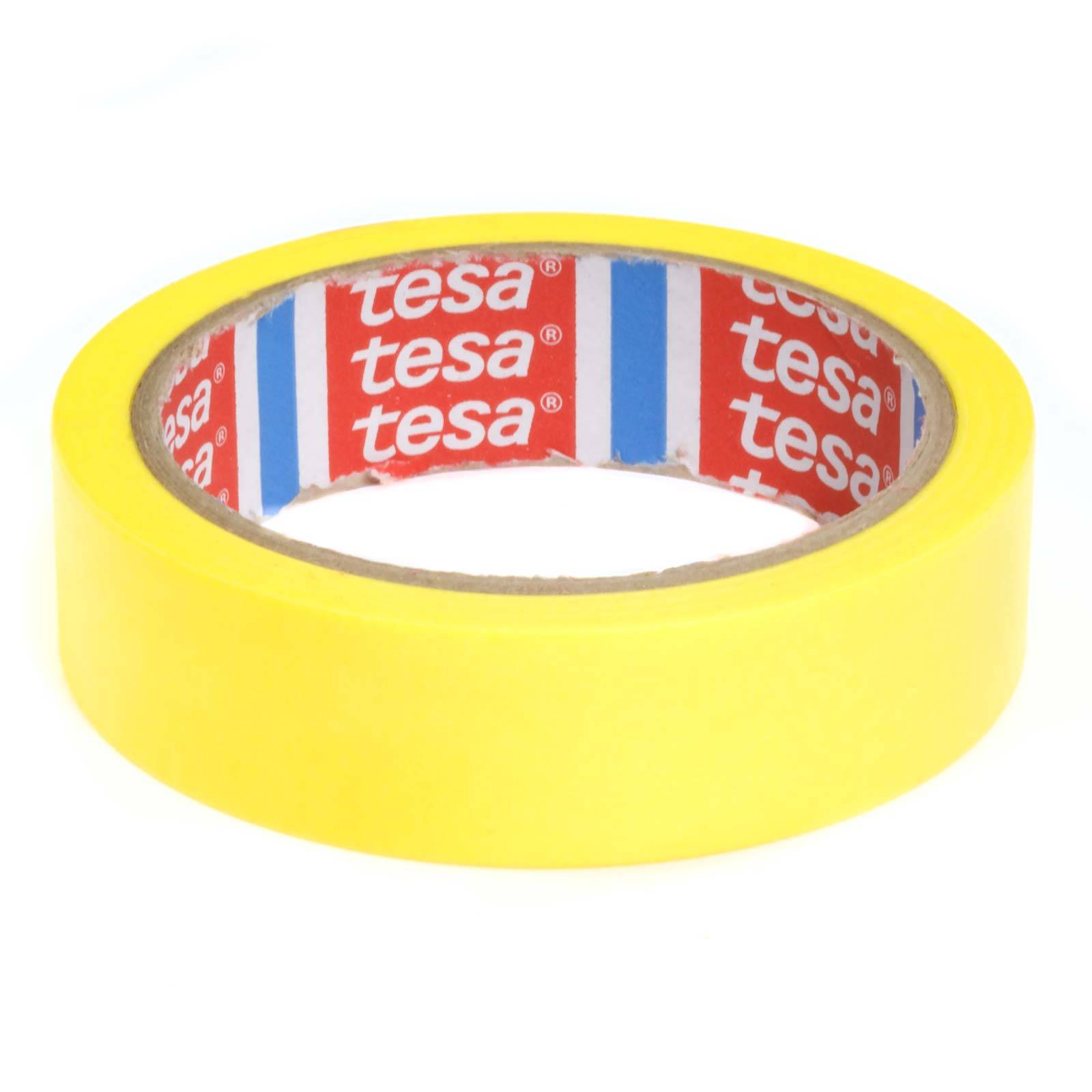 tesa 4334 Präzisionskrepp Plus Maler Abdeckband gelb 25mm x 25m
