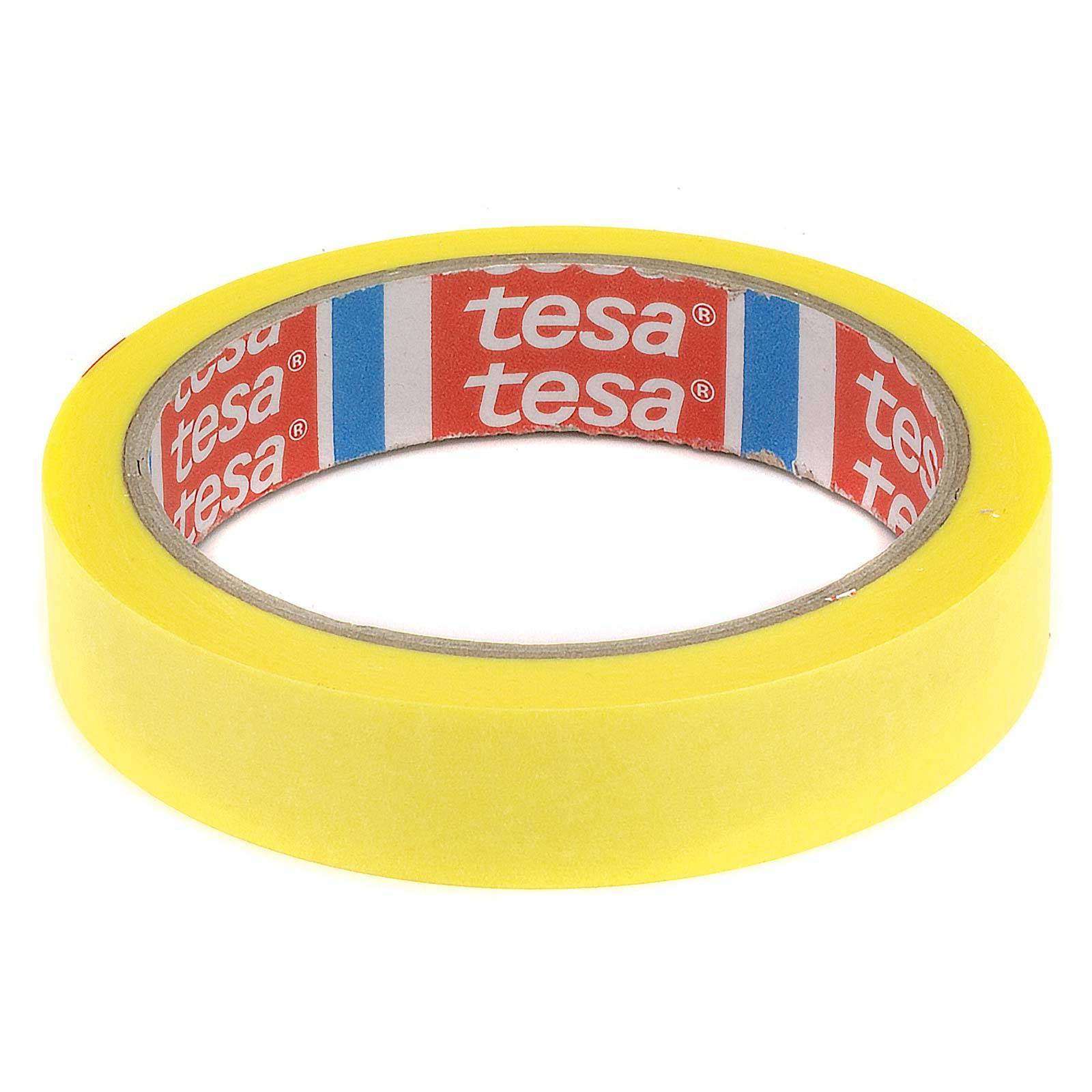 tesa 4334 Präzisionskrepp Plus Maler Abdeckband gelb 19mm x 25m-0