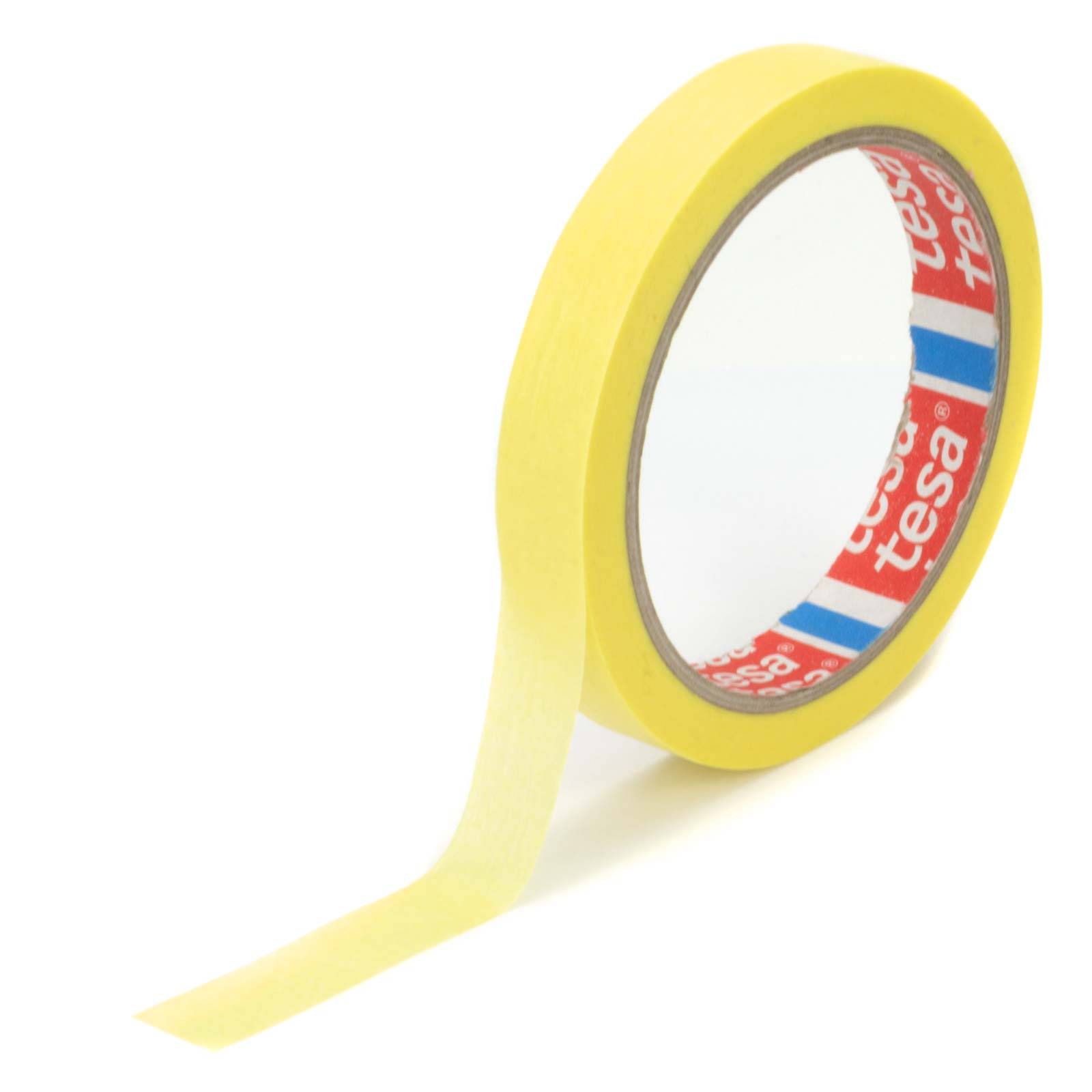 tesa 4334 Präzisionskrepp Plus Maler Abdeckband gelb 19mm x 25m-3