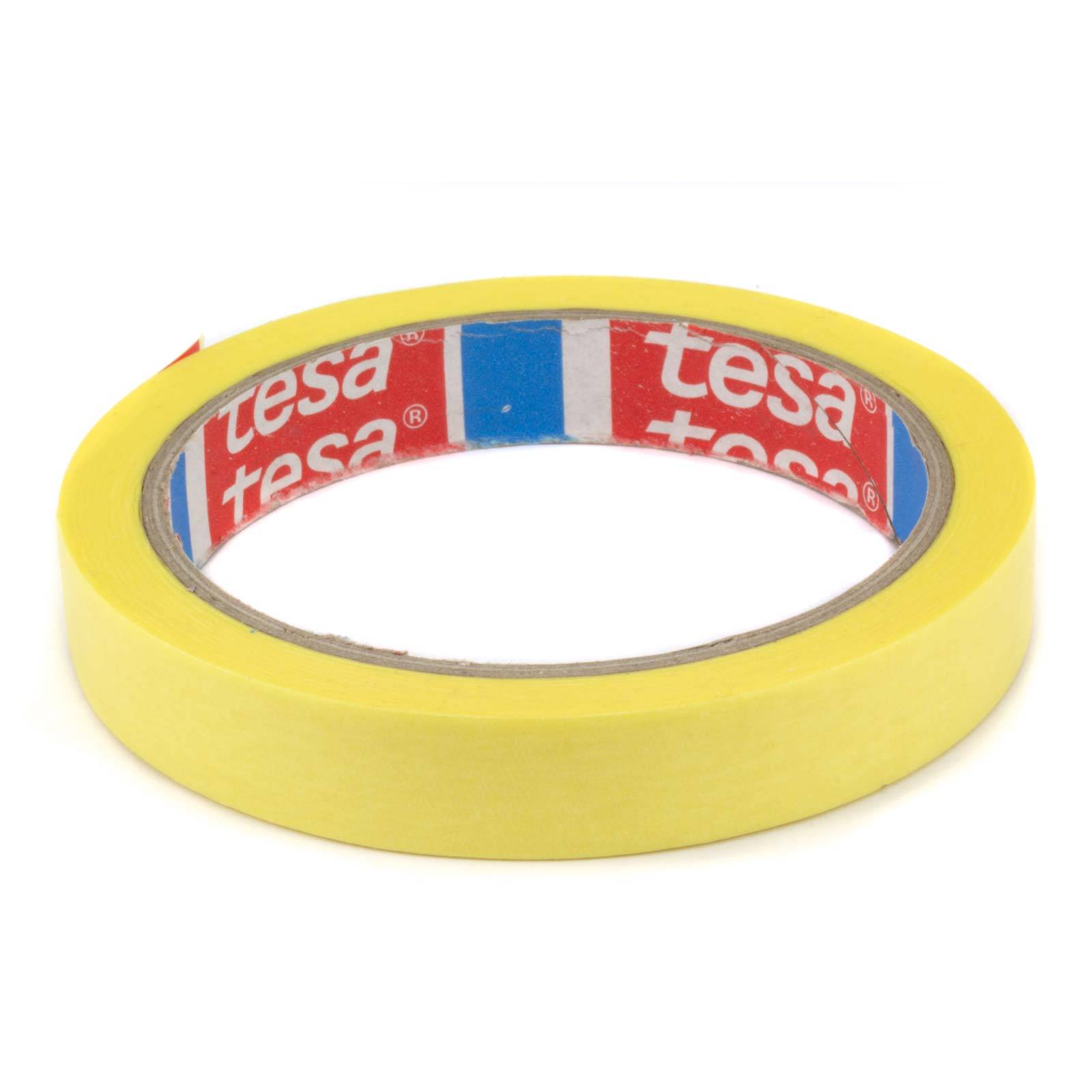 tesa 4334 Präzisionskrepp Plus Maler Abdeckband gelb 15mm x 25m