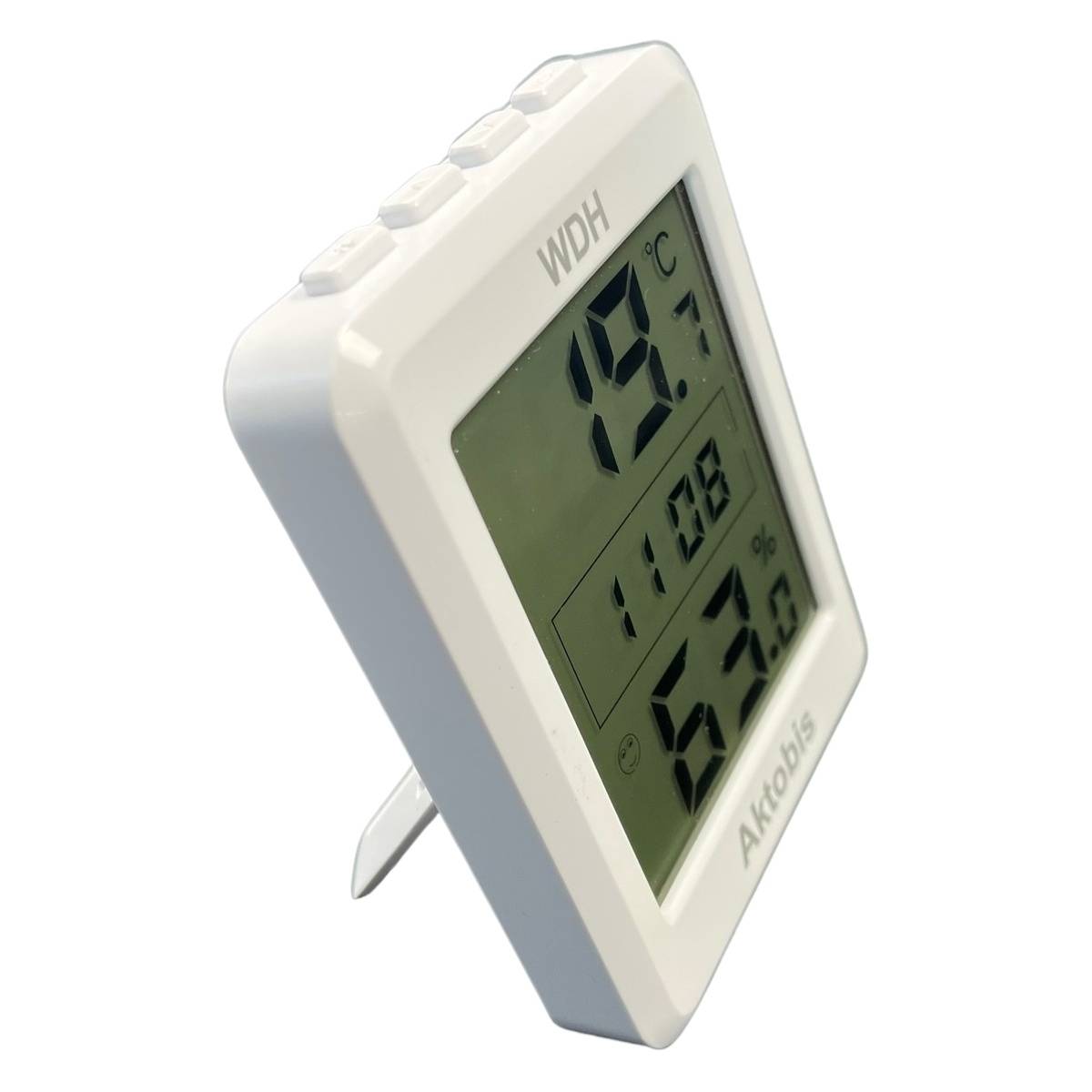 WDH Thermo-Hygrometer mit Uhr und Datum WDH-TH205-1