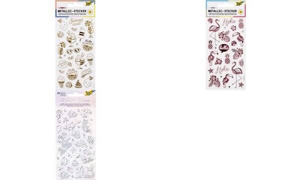 folia Metallic-Sticker Summer Loving, Blattformat: 95x175 mm (57906257)-0