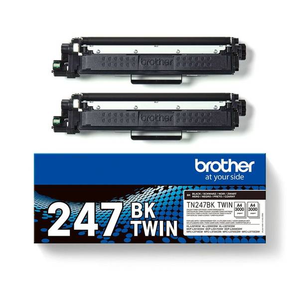 Brother TN247BK TWIN - 2er-Pack - Hohe Ergiebigkeit