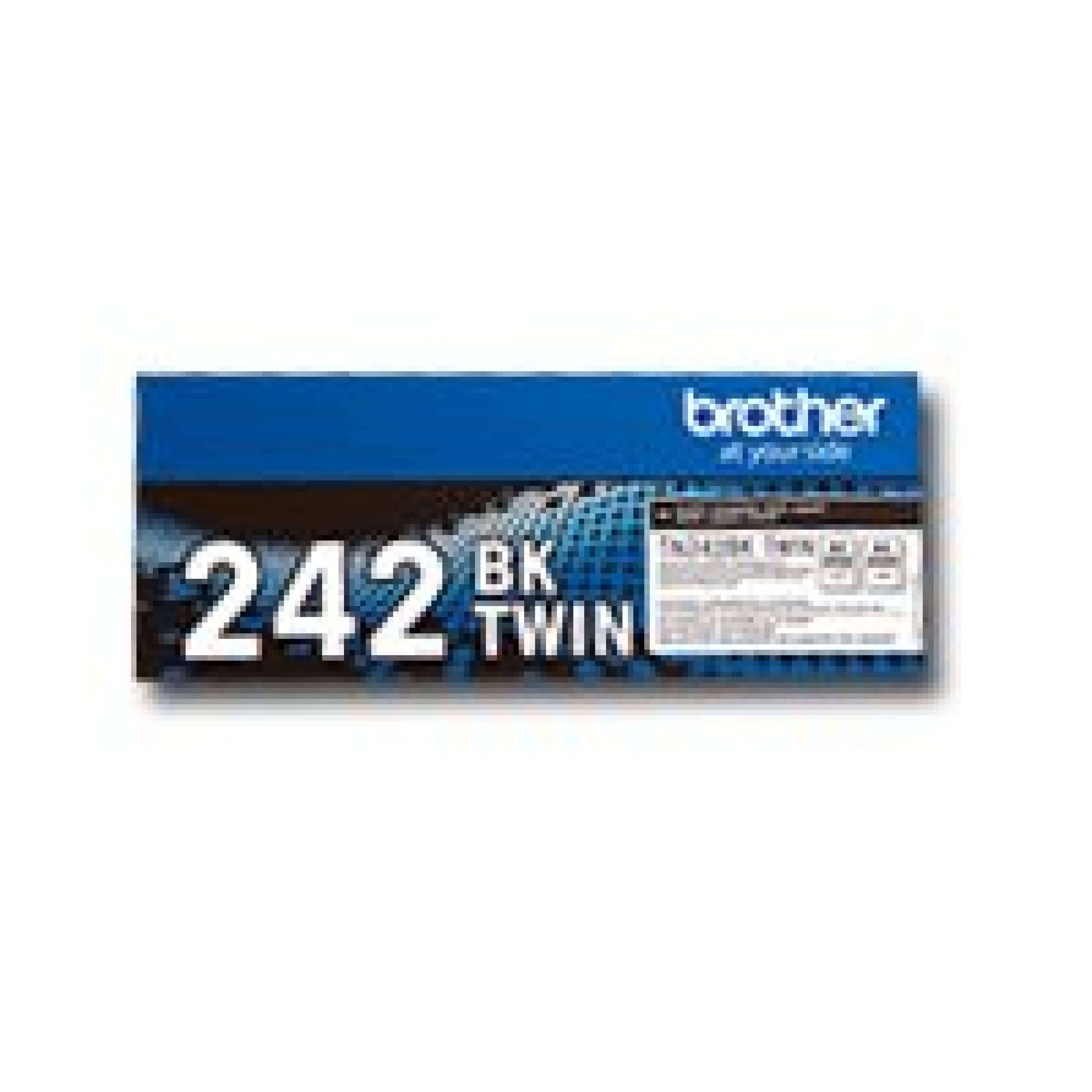 Brother TN242 BKTWIN - 2er-Pack - Schwarz - original - Tonerpatrone - für Brothe-0