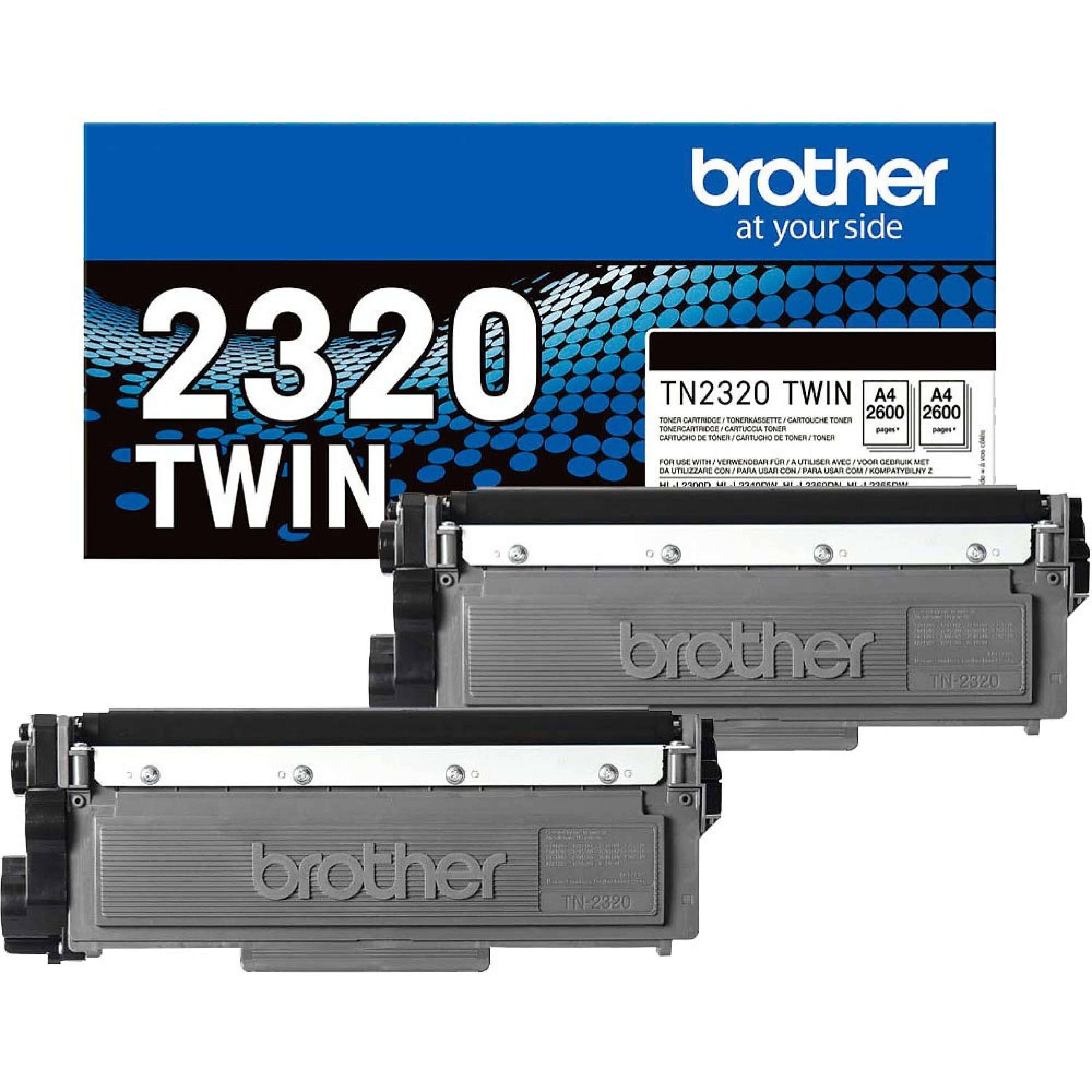 Brother TN2320 TWIN - 2er-Pack - Hohe Ergiebigkeit-0