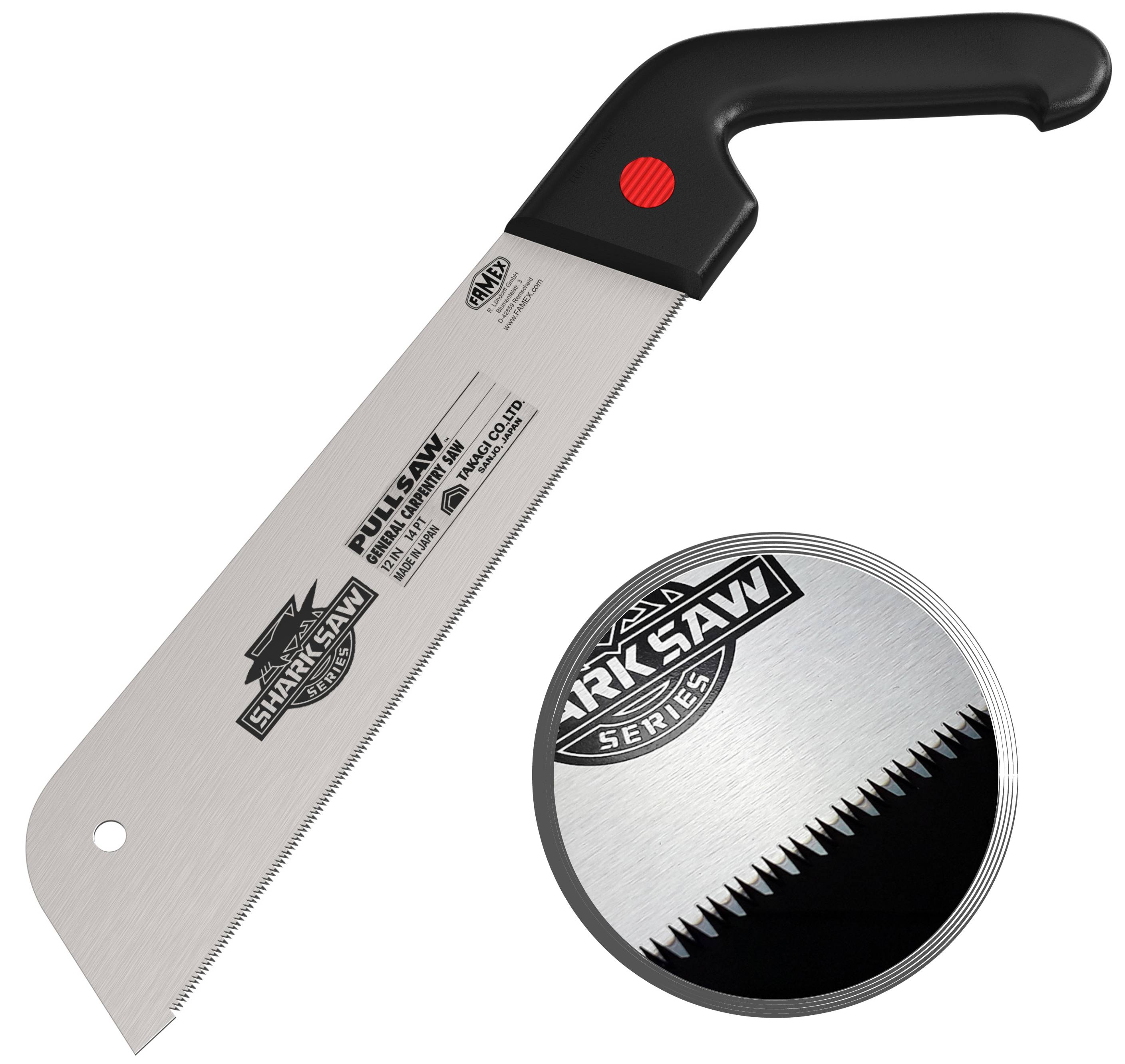 Japansäge FAMEX 5505 - 300mm – Qualitative Profi Handsäge – 14 Zähne pro Zoll-0
