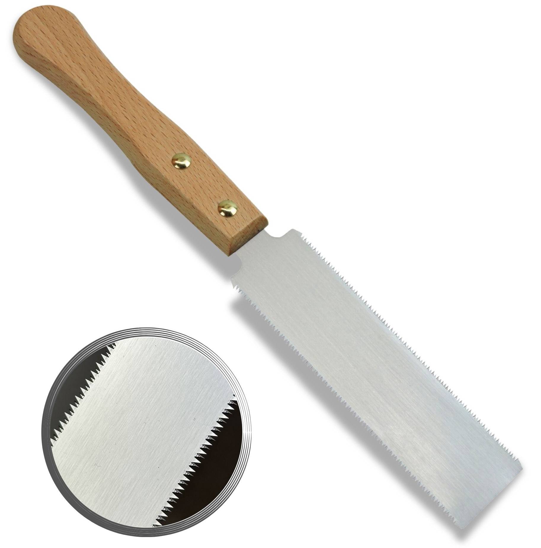 FAMEX 5512 Japansäge Ryoba Mini 120mm - 22 Zähne pro Zoll - für feinste Arbeiten-0
