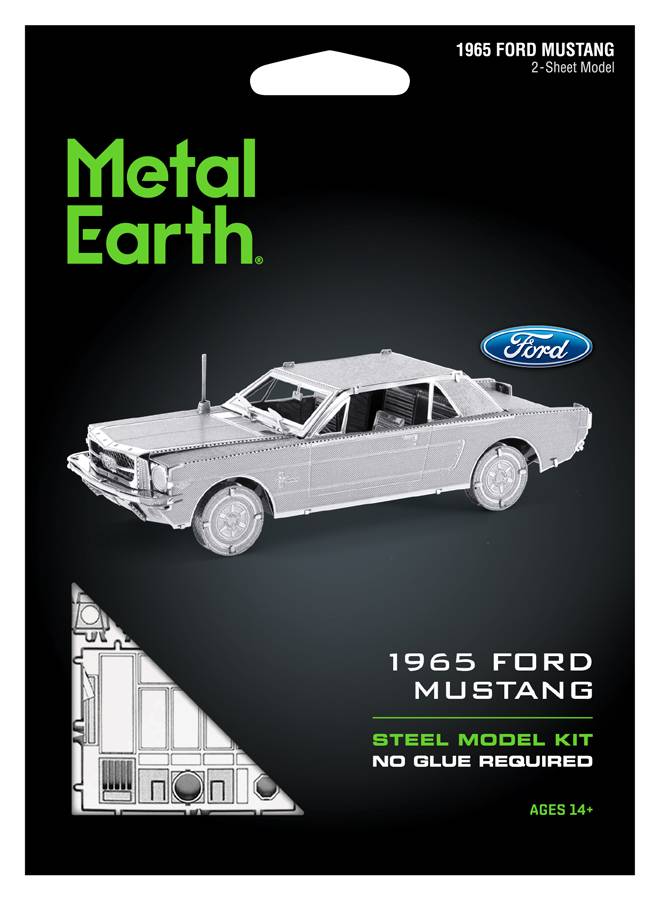 Metal Earth Ford 1965 Mustang Metallbausatz-2