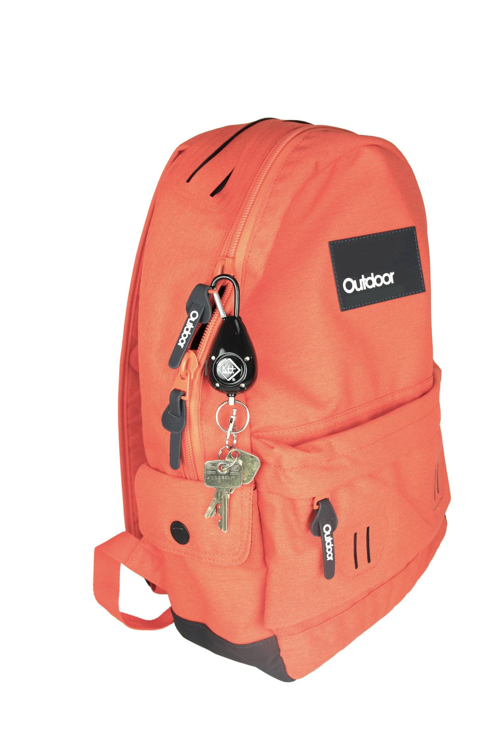 kh-security Taschenalarm Schwarz mit LED 100 dB 100188-2