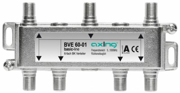 axing BVE 60-01 6-fach Verteiler 5-1006 MHz brummentstörtZubehör