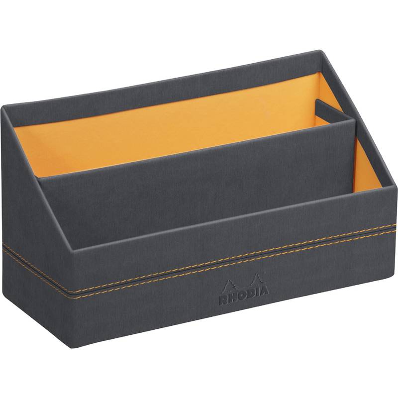 RHODIA Briefhalter, aus Kunstleder, titan (8017179)-0