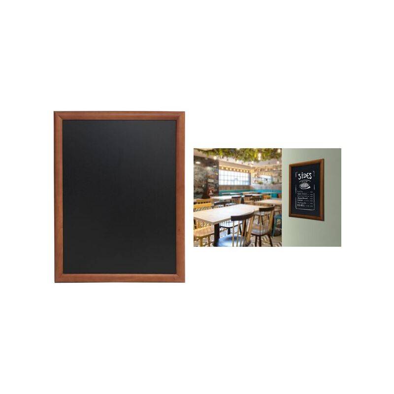 Securit Kreidetafel UNIVERSAL, mit Holzrahmen, dunkelbraun (70020478)-0