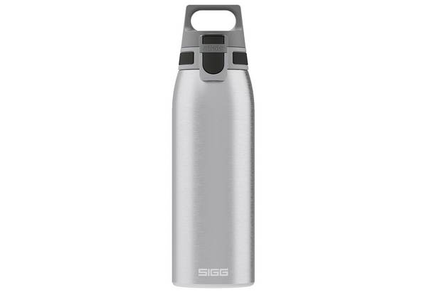 SIGG Shield One Brushed Trinkflasche (1.0 L), schadstofffreie und auslaufsichere Trinkflasche,