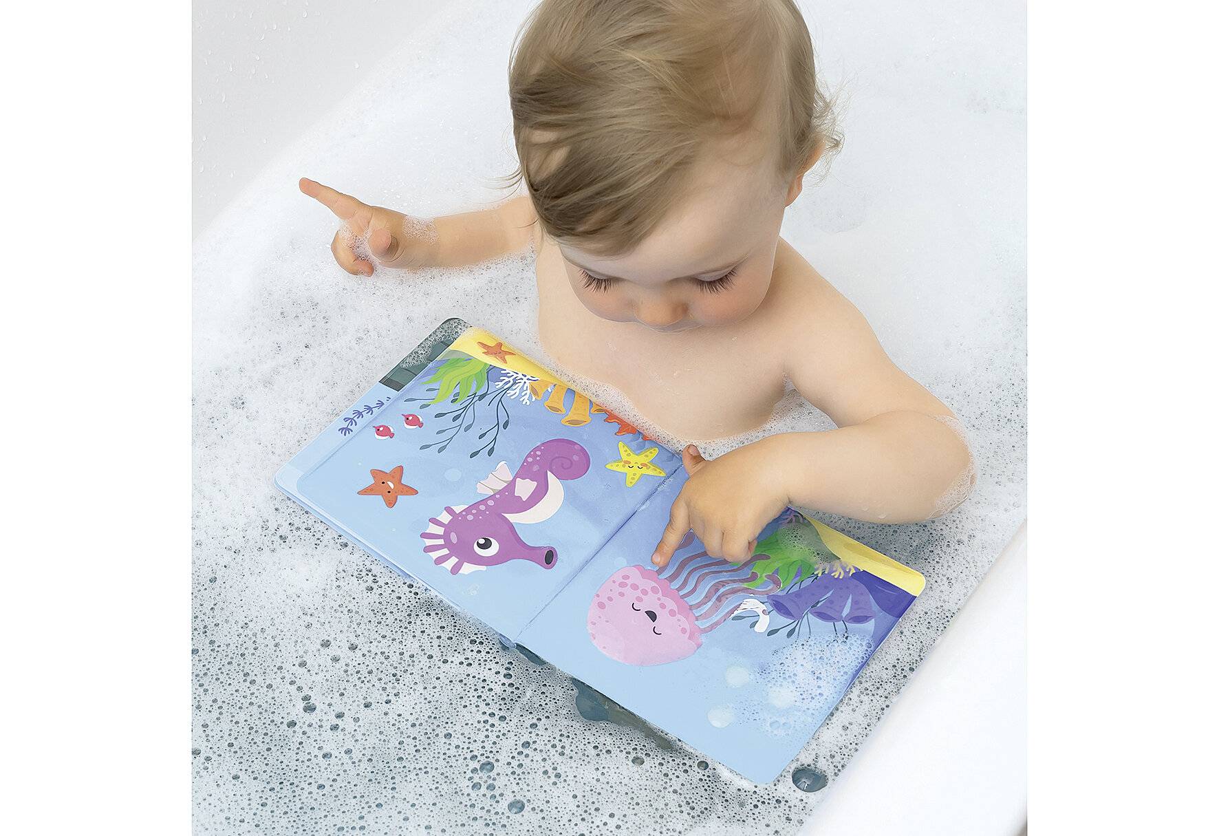 reer MyHappyBath Book - Magisches Badebuch, mit Farbwechsel und Quietschfunktion,-4