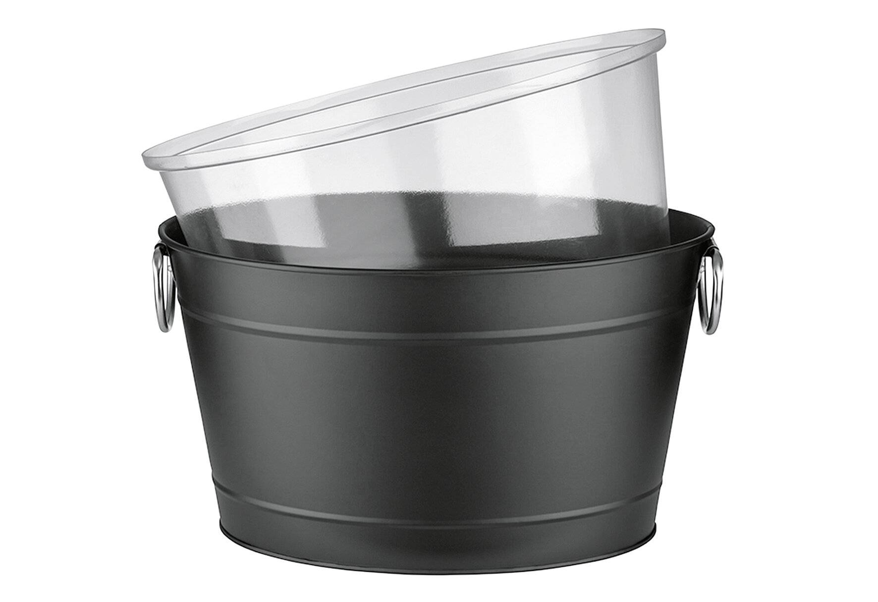 APS Getränkewanne "TIN" Metall, schwarz