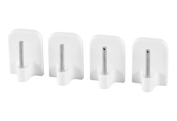 MY basics Gardinenhaken weiß 4er Karte