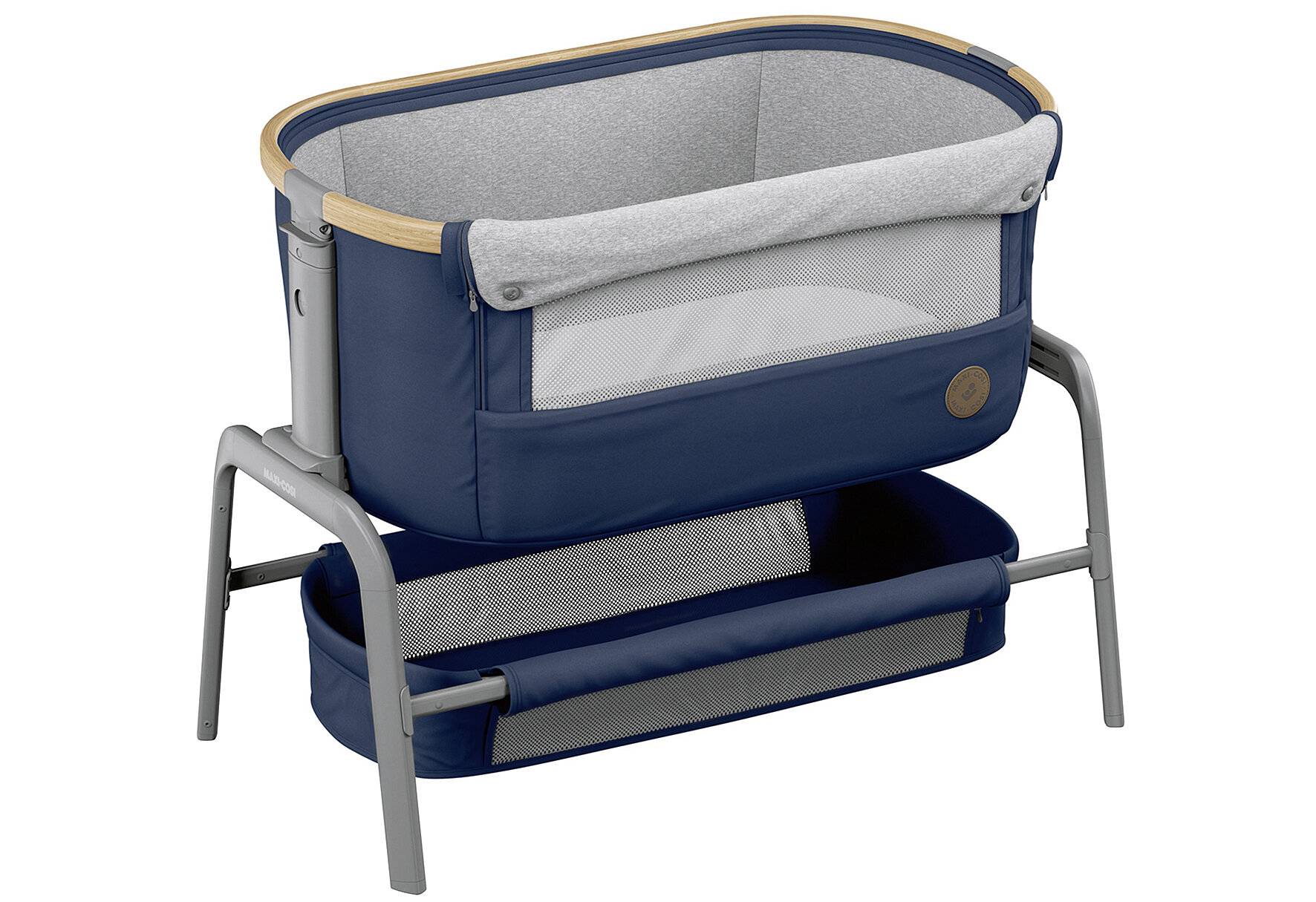 Maxi-Cosi Iora Beistellbett, hochwertiges, höhenverstellbares Babybett, nutzbar-0