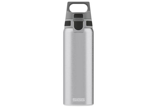 SIGG Shield One Brushed Trinkflasche (0.75 L), schadstofffreie und auslaufsichere