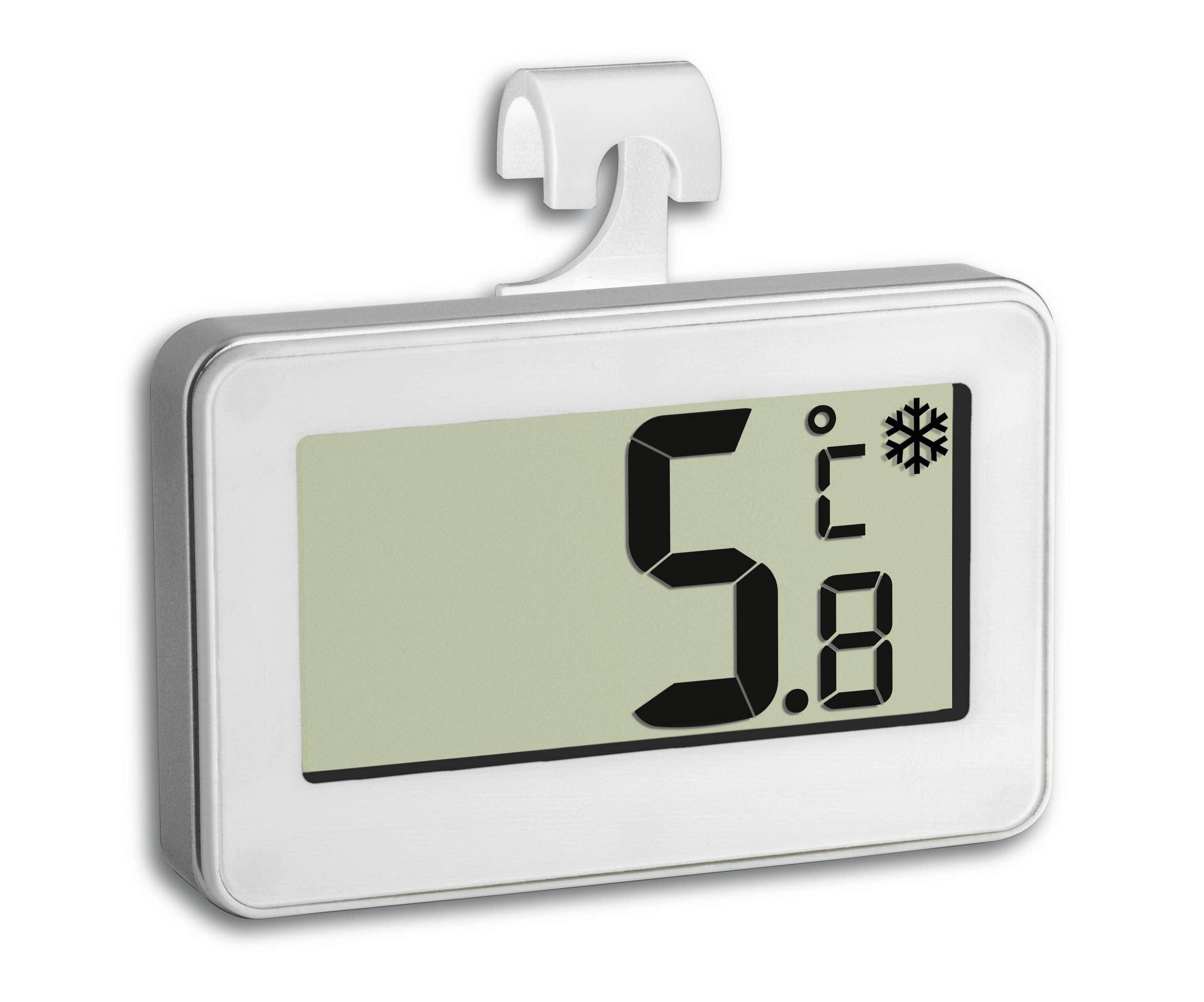 Elektronisches Umgebungsthermometer, Indoor, Digital, Kunststoff, Rechteckig-1