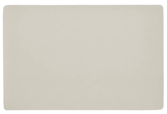 Platzset, Kunstleder, creme ca. 45 x 30 cm
